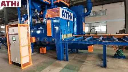 Roller Conveyor Type Abrasive Shot Blasting Cleaning and Spray Painting Machine for H Beam Structural Steel